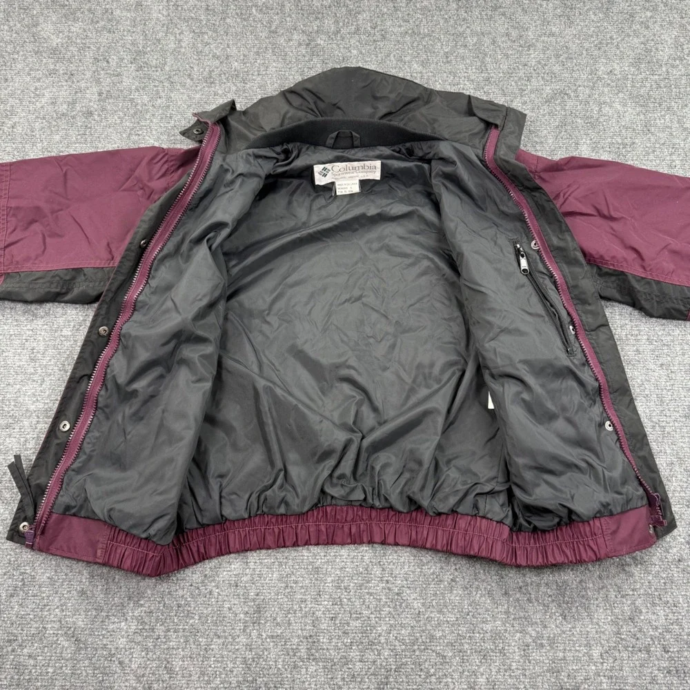 Columbia Sportswear Company Bugaboo Jacket Small Burgundy Full Zip Women's‎